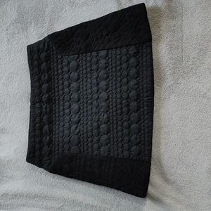 Black textured Topshop skirt